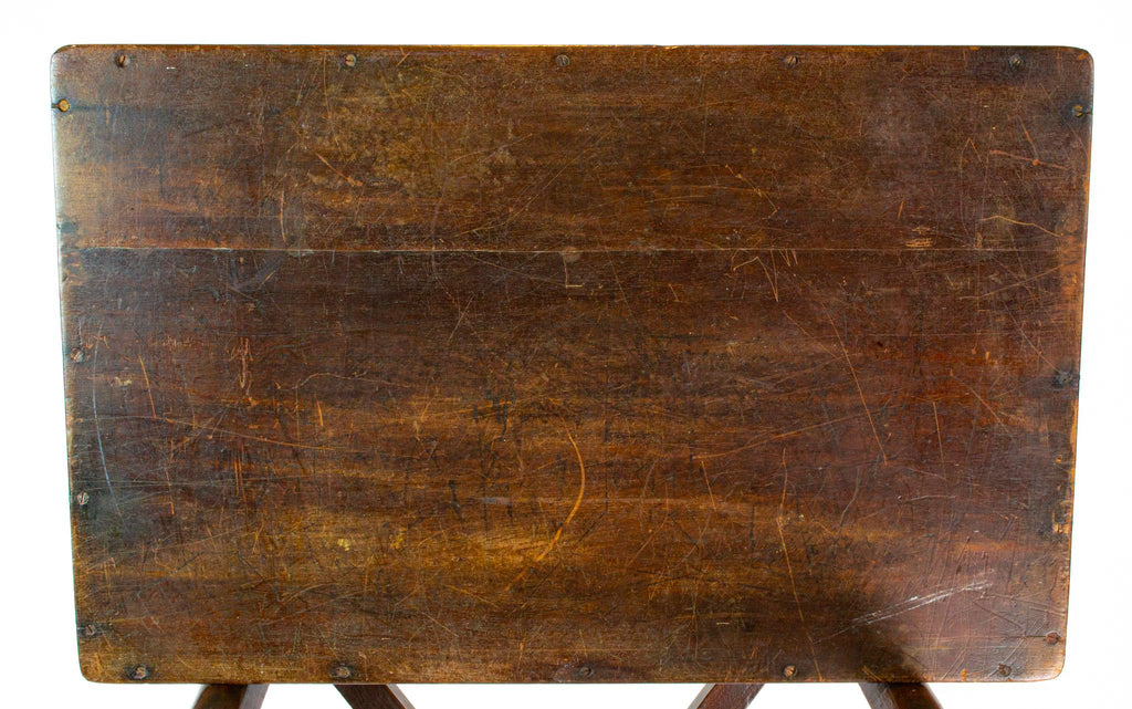 Mahogany Butlers Tray On Stand, English 18th Century