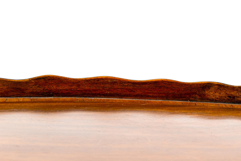 Large George III Mahogany Tray, English 18th Century