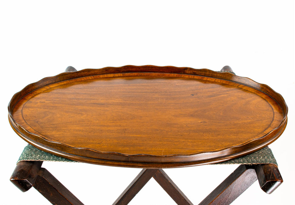 Large George III Mahogany Tray, English 18th Century