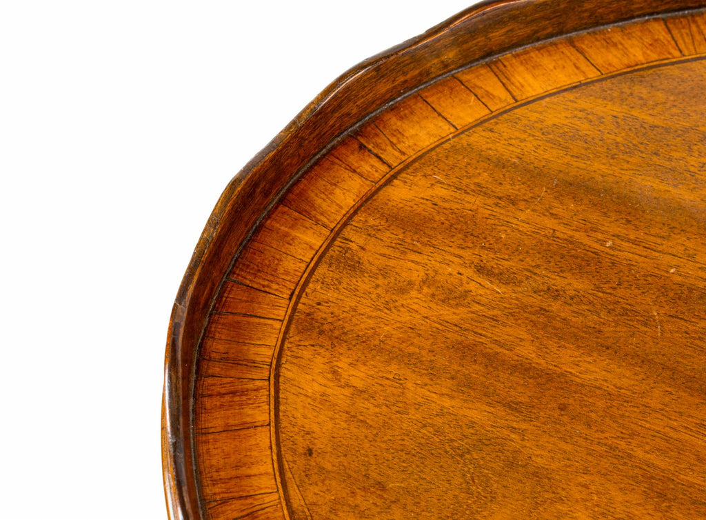 Large George III Mahogany Tray, English 18th Century