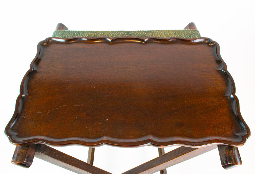 Solid Mahogany Serving Tray, English Circa 1900