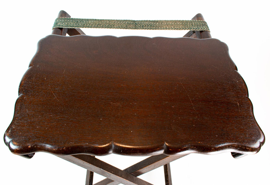 Solid Mahogany Serving Tray, English Circa 1900