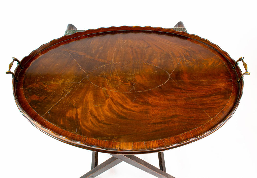 Large Mahogany Tray, English 18th Century