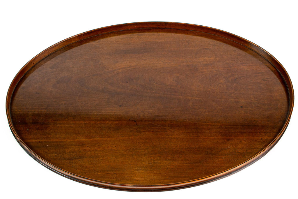 Fine & Large Mahogany Tray, English Circa 1800