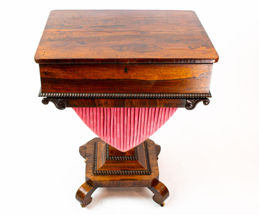 Rosewood Work Table, English 1830s