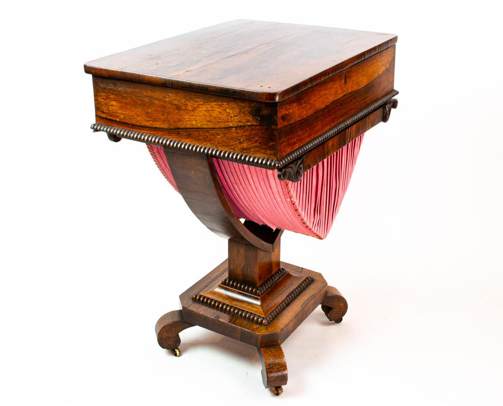 Rosewood Work Table, English 1830s