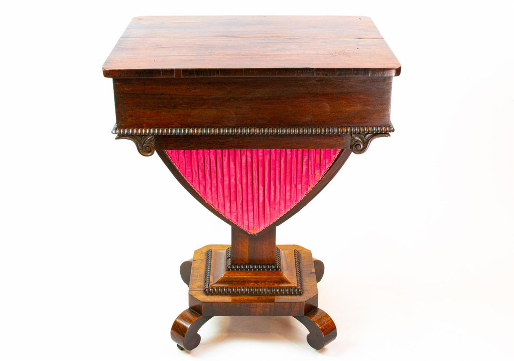 Rosewood Work Table, English 1830s