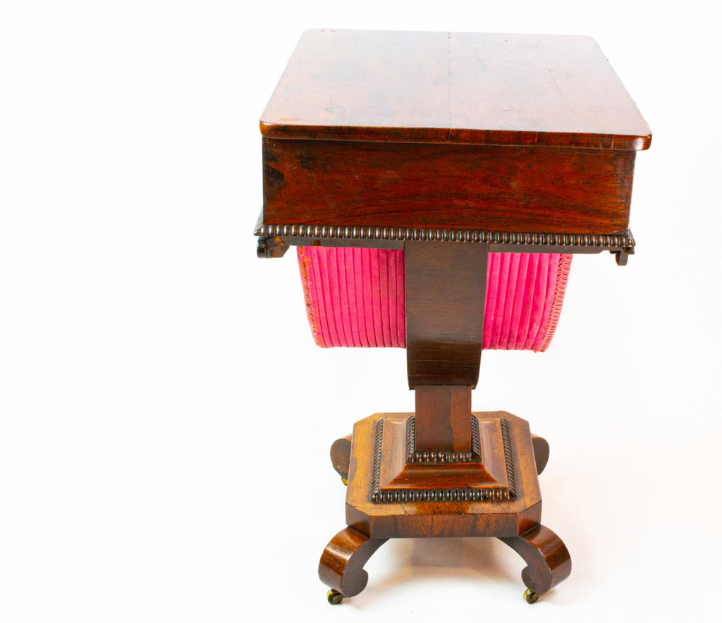 Rosewood Work Table, English 1830s
