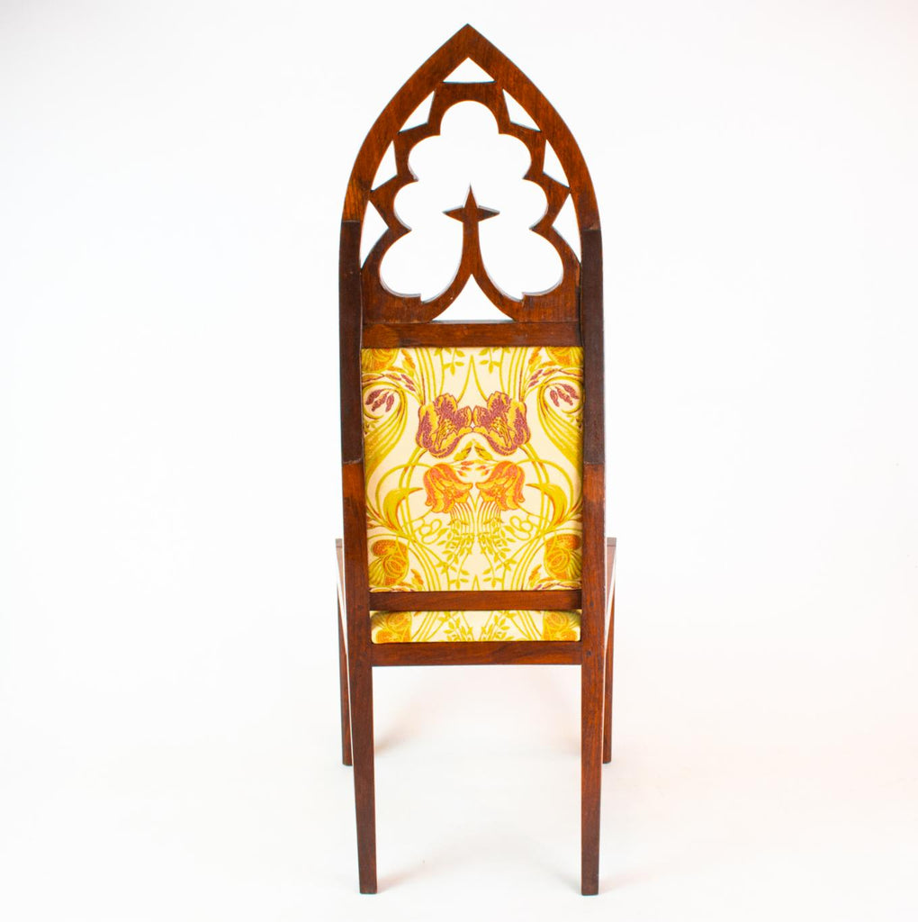 Two Gothic Revival Chairs, English 19th Century