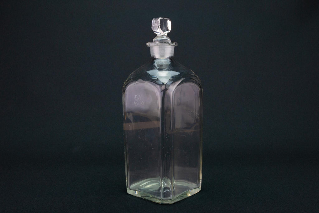 Georgian Square Whisky Decanter, English 18th Century