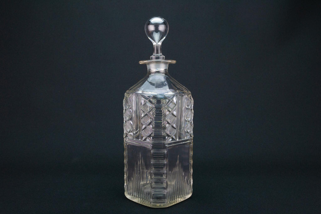 Georgian Glass Decanter, English 1800