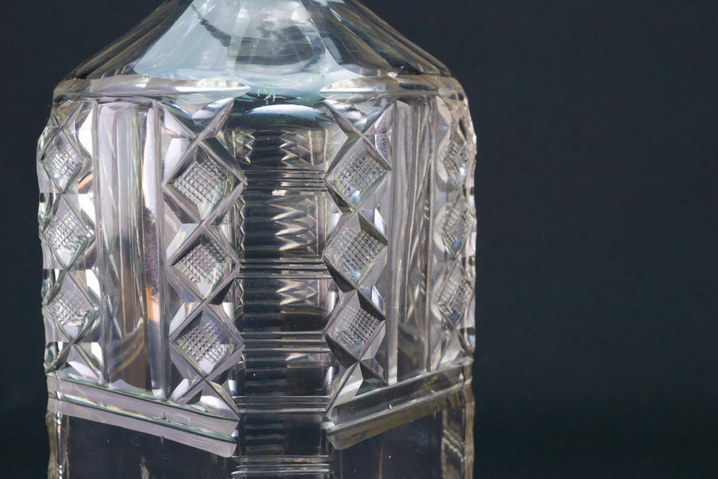 Georgian Glass Decanter, English 1800