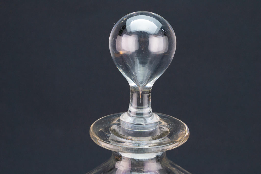 Georgian Glass Decanter, English 1800