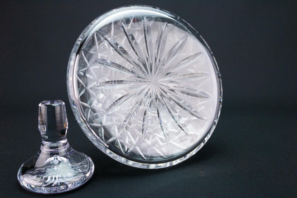 Ship Decanter in Cut Glass