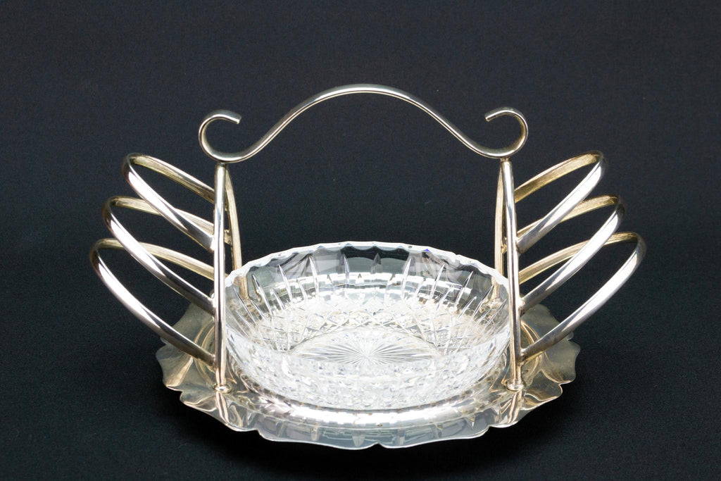Silver Plated Large Edwardian Toast Rack, English Early 1900s