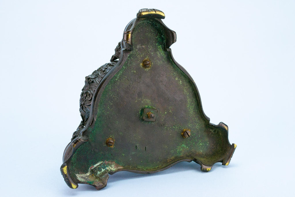 Antique Bronze Inkwell in Renaissance Revival Style