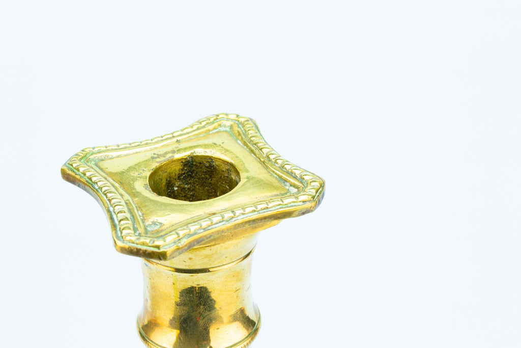 Corinthian Column Tall Candlestick, 18th Century