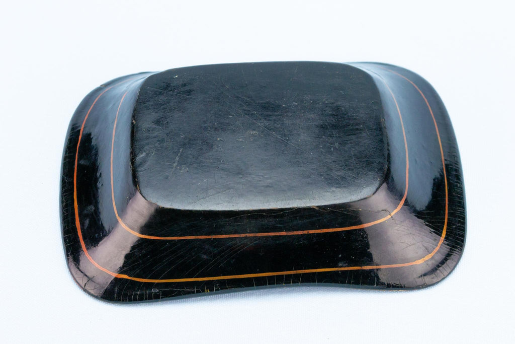 Card Tray in Papier Mache, English 1830s