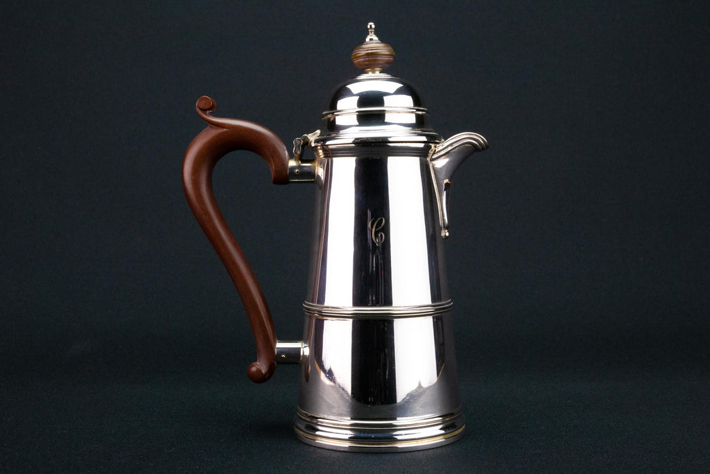 Silver Plated Small Coffee Pot, Scottish 1920s