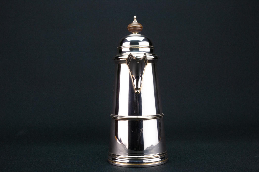 Silver Plated Small Coffee Pot, Scottish 1920s
