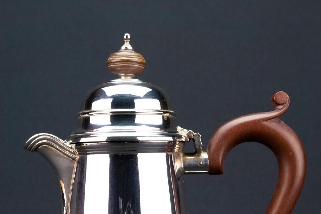 Silver Plated Small Coffee Pot, Scottish 1920s