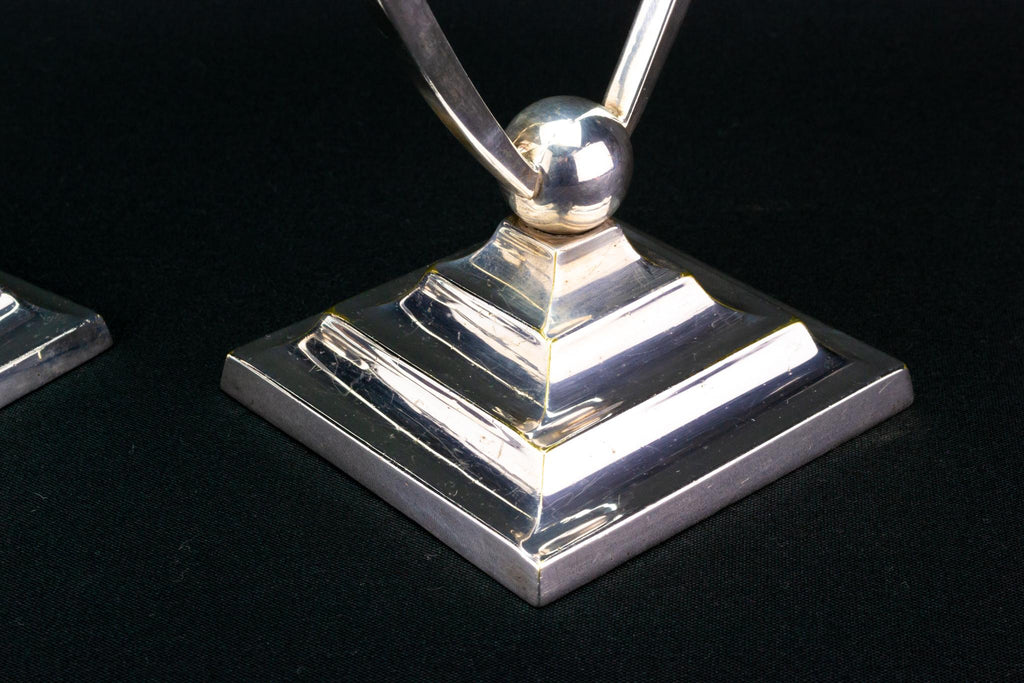 Art Deco Candelabras, English 1930s