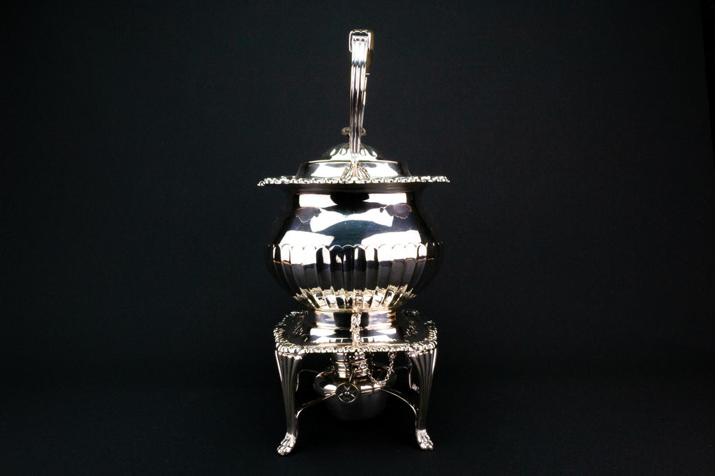 Tea Kettle on a Spirit Stand, English Early 1900s