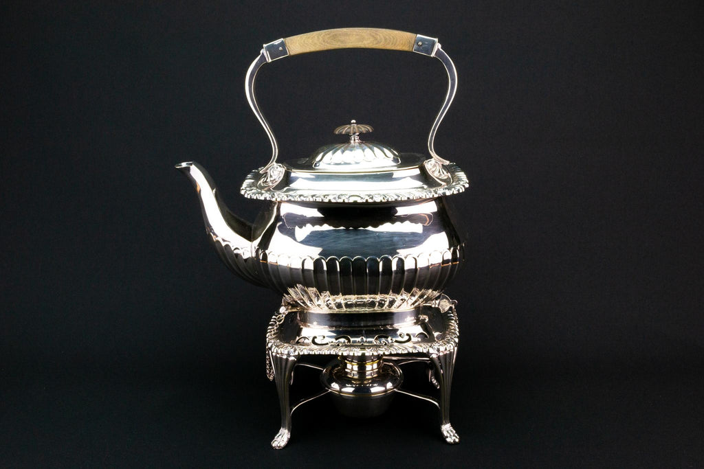 Tea Kettle on a Spirit Stand, English Early 1900s