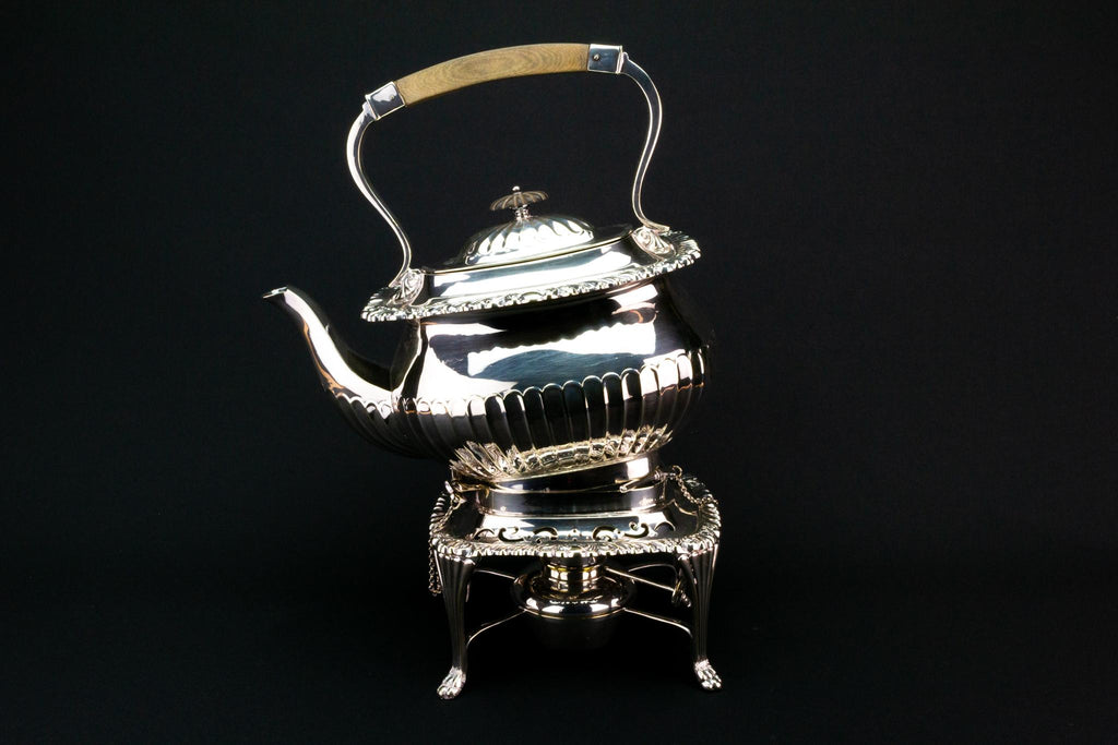 Tea Kettle on a Spirit Stand, English Early 1900s