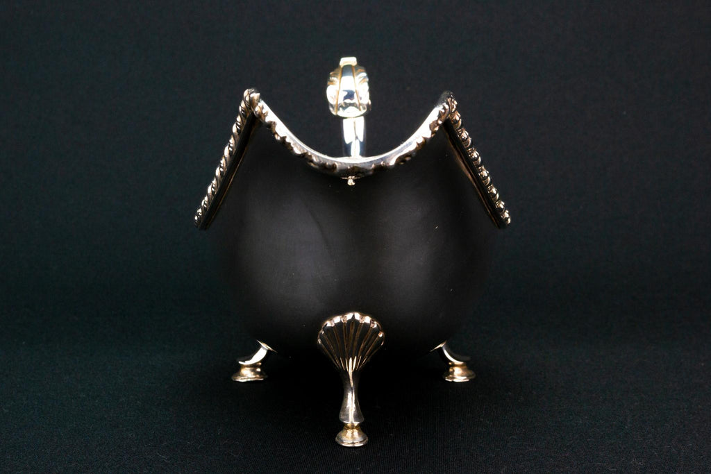 Large  Silver Plated Gravy Boat, English Early 1900s