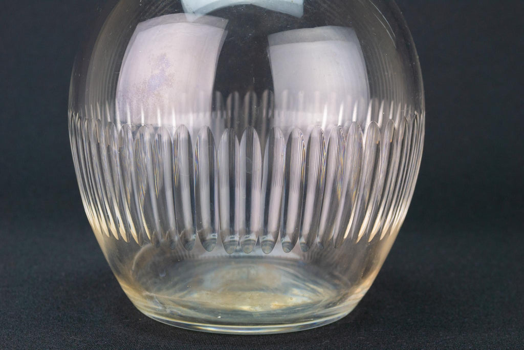 Cut Glass Port or Sherry Decanter, English Circa 1900