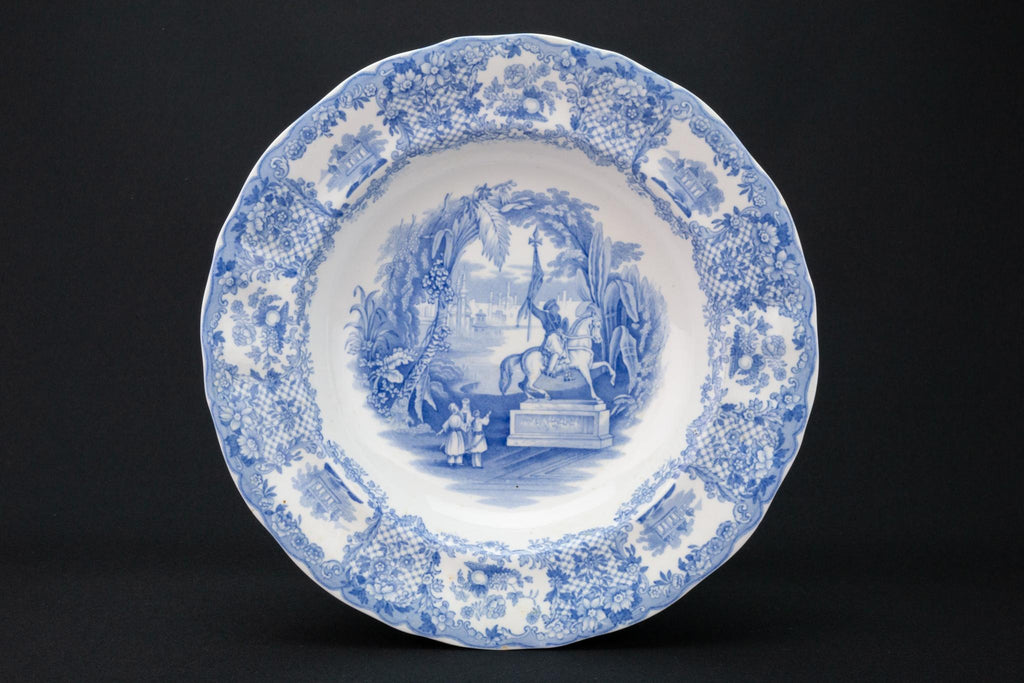 Blue and White Bowl, Dutch 19th Century