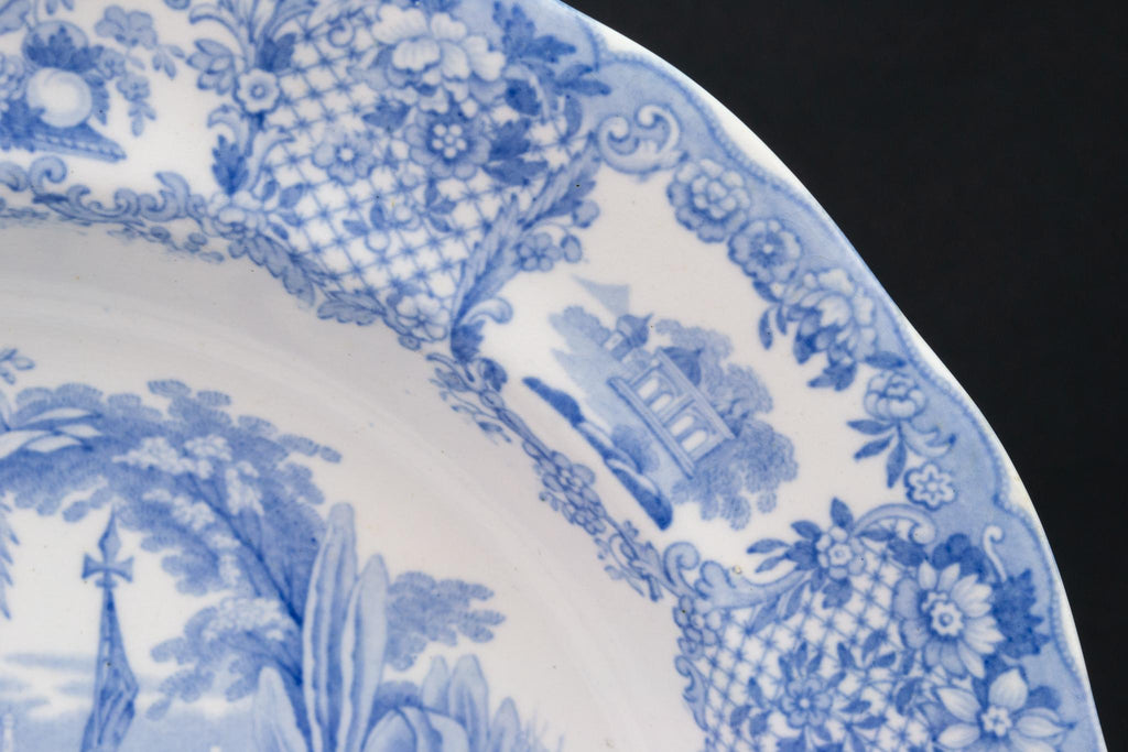 Blue and White Bowl, Dutch 19th Century