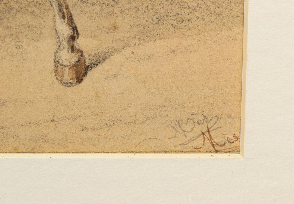 Watercolour from the Egyptian Campaign, French Early 1800s