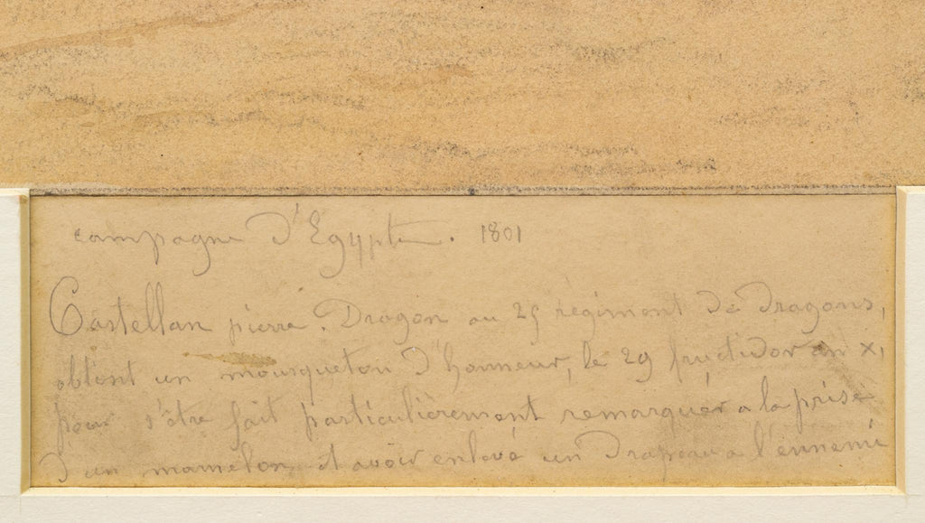 Watercolour from the Egyptian Campaign, French Early 1800s