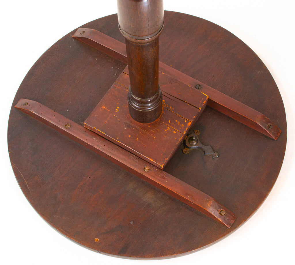 Solid Mahogany Tripod Table, English 19th Century