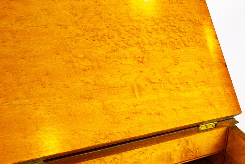 Walnut Davenport with Drawers, English 19th Century