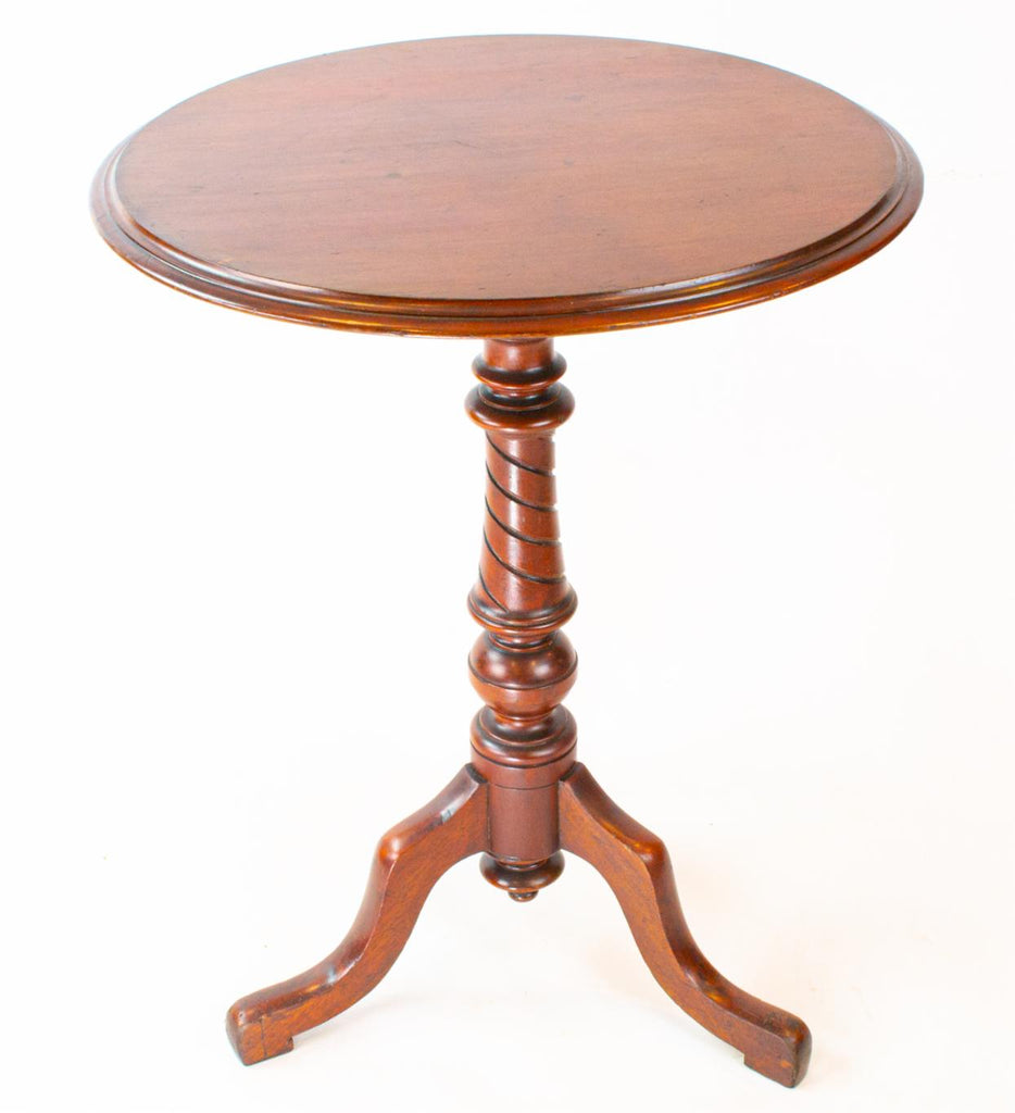 Mahogany Tripod Tilt Top Table, English 19th Century