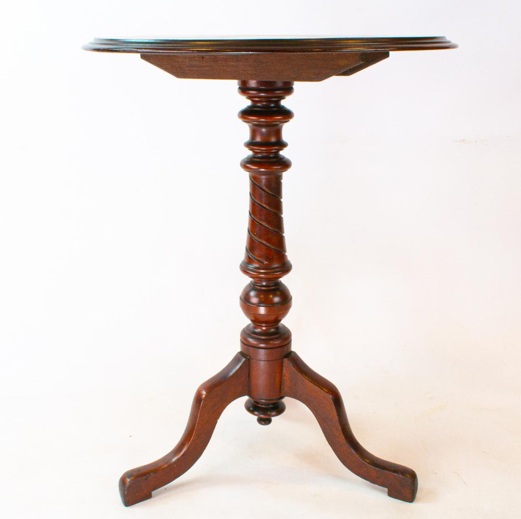 Mahogany Tripod Tilt Top Table, English 19th Century