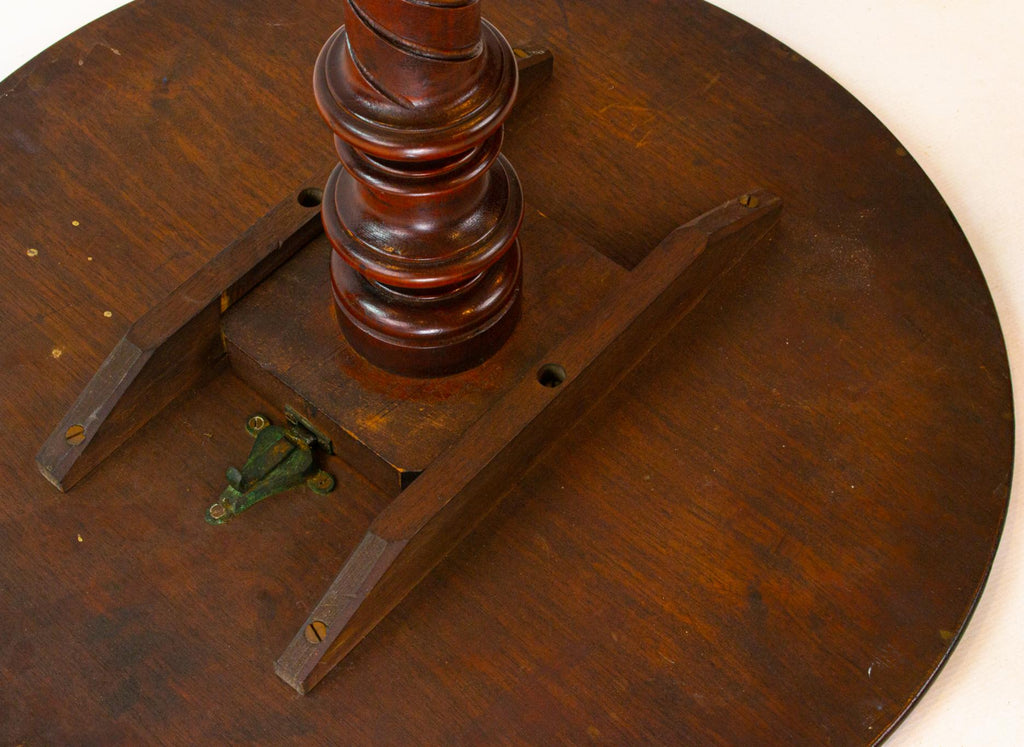 Mahogany Tripod Tilt Top Table, English 19th Century