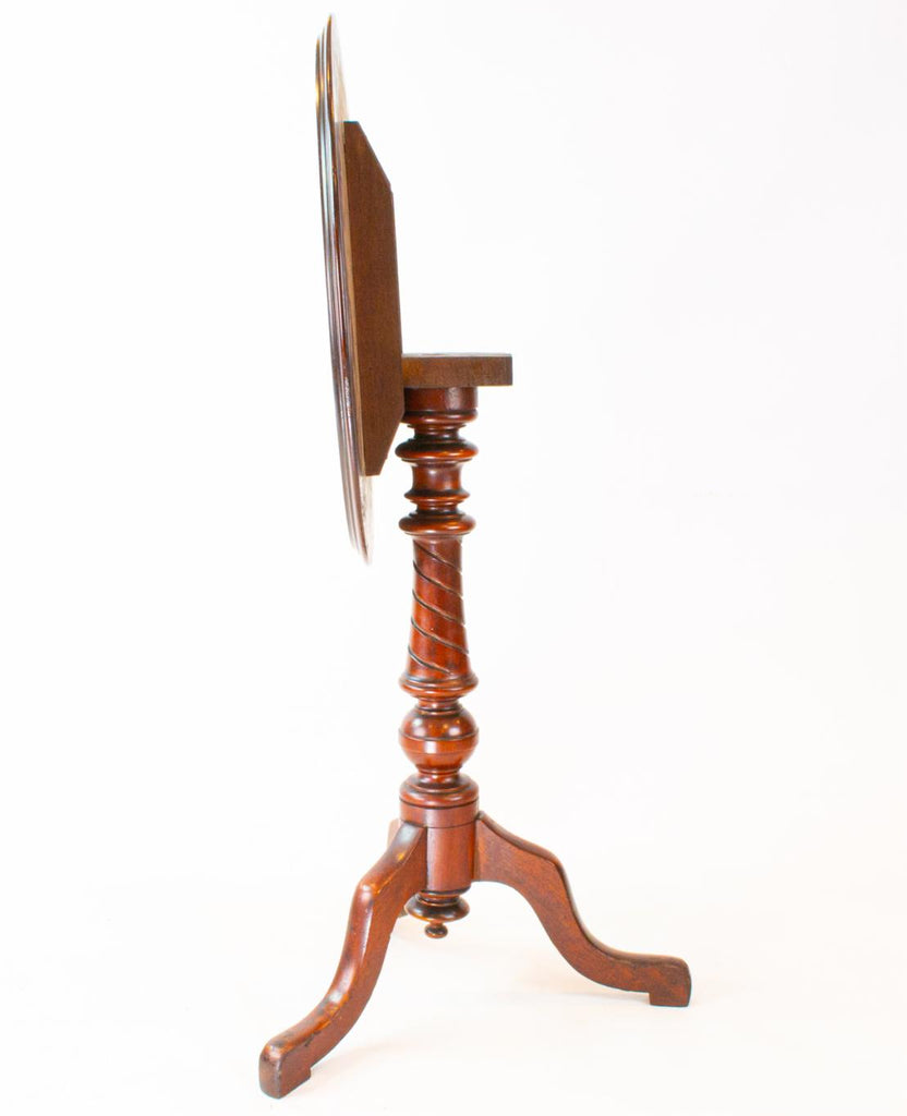 Mahogany Tripod Tilt Top Table, English 19th Century