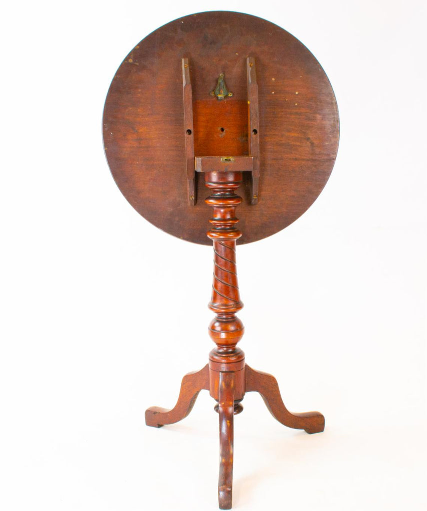 Mahogany Tripod Tilt Top Table, English 19th Century