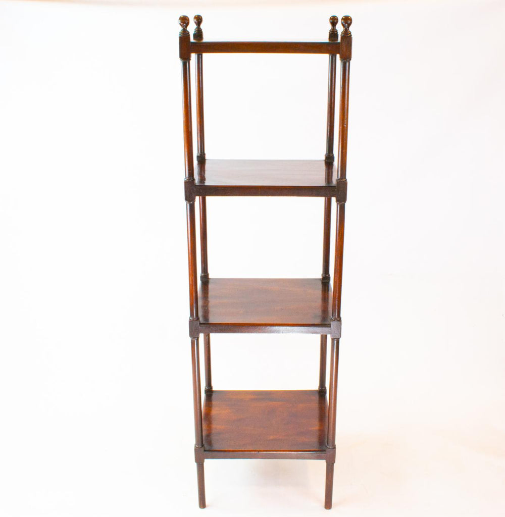 Tall Mahogany Whatnot, English circa 1800