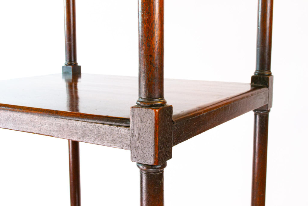 Tall Mahogany Whatnot, English circa 1800