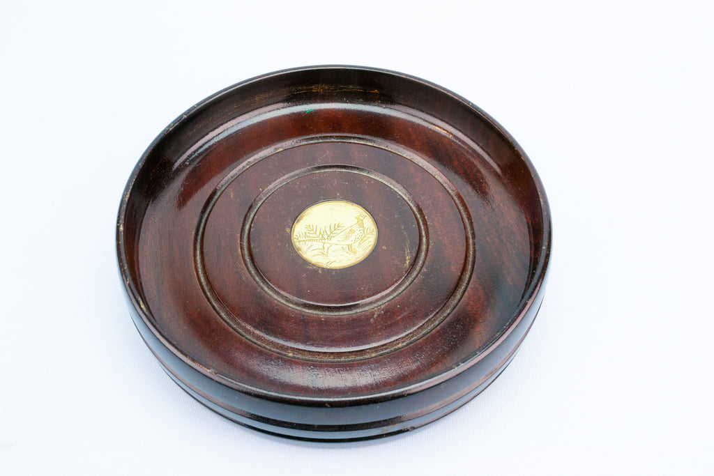 Superb Mahogany Wine Coasters, English 1850s