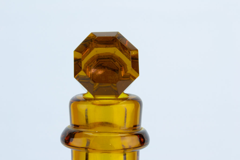 Amber Glass Decanter, English circa 1860