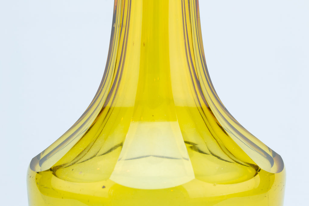 Amber Glass Decanter, English circa 1860