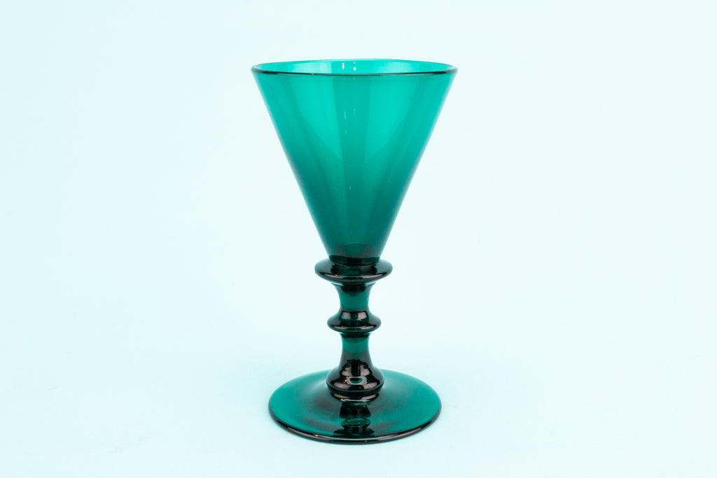 Green Wine Glass, English circa 1820