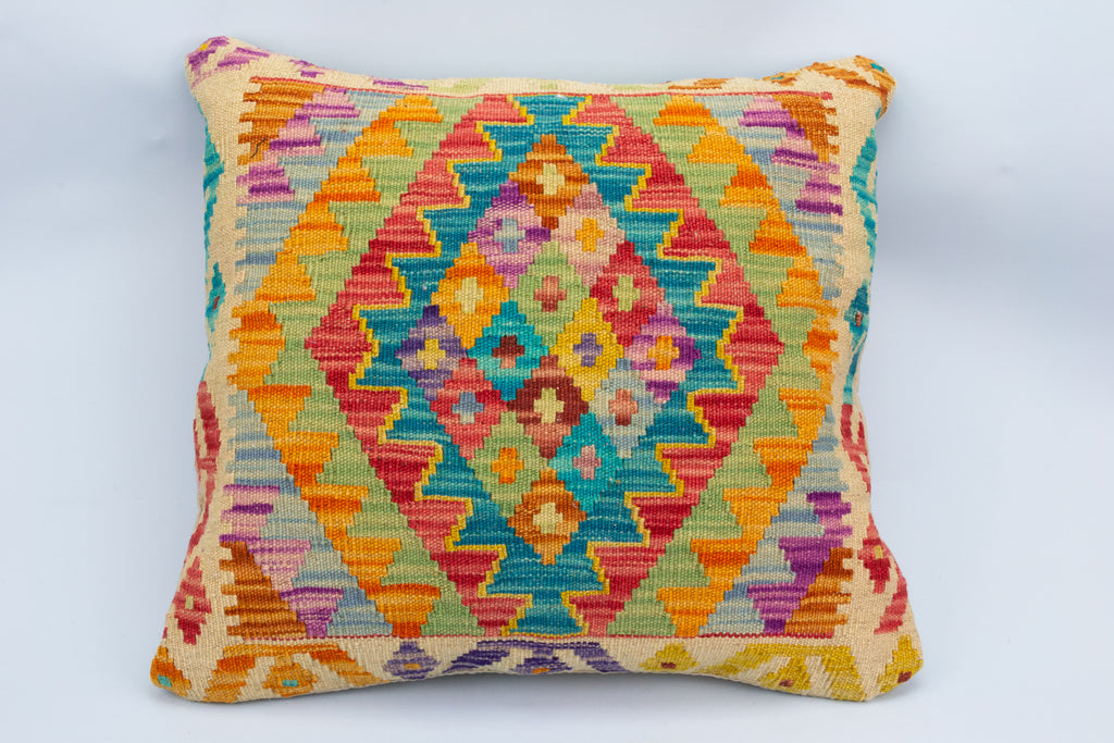 Colourful Vintage Kilim Rug Cushion