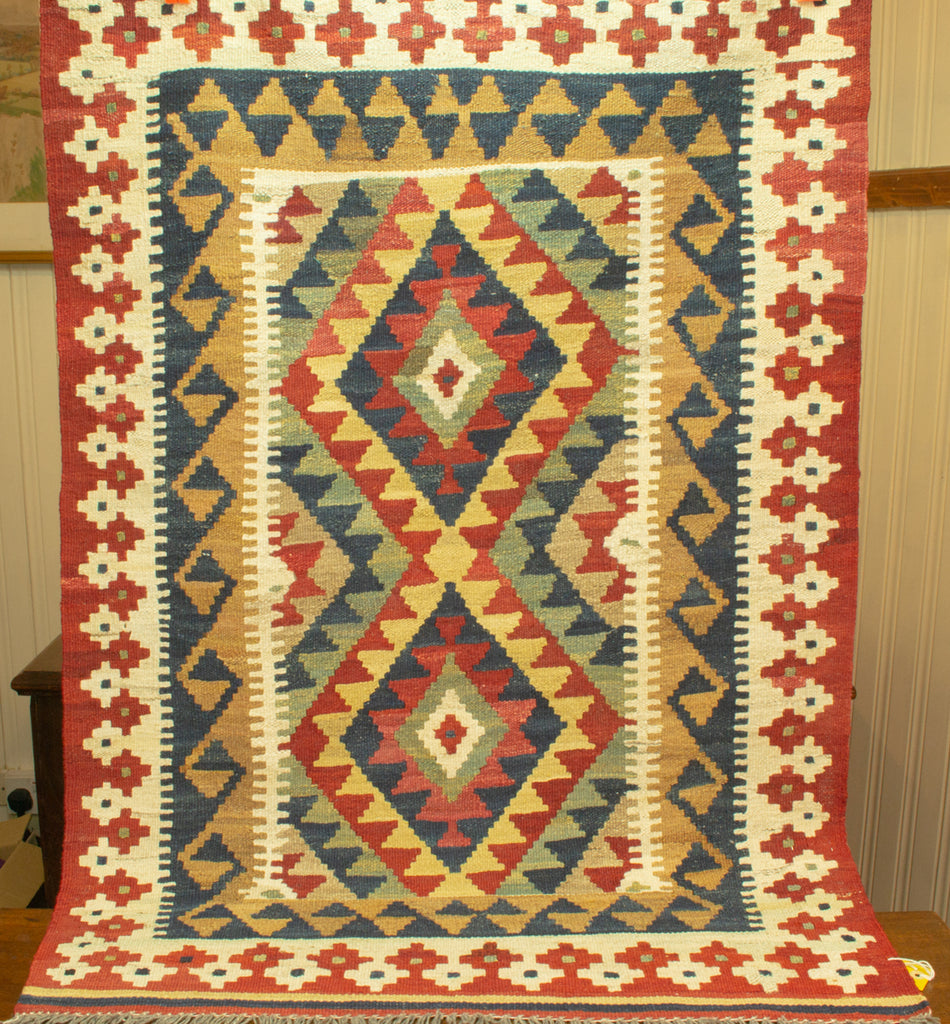Vintage Afghan Kilim Rug